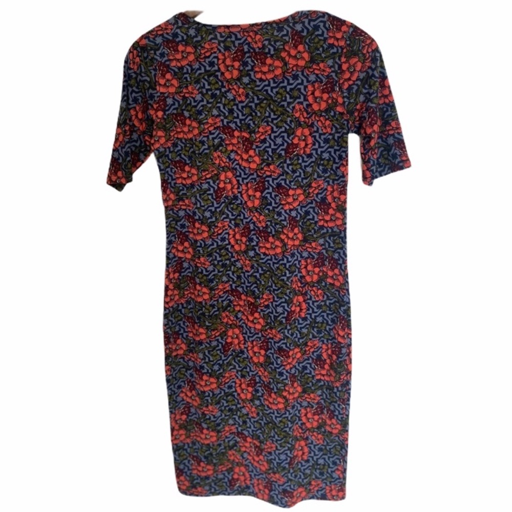 NWT LuLaRoe Julia Dress Floral Multicolor Design Size XS - Picture 2 of 8